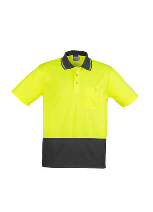 Unisex Hi Vis Basic Spliced Polo - Short Sleeve (BZ-ZH231)