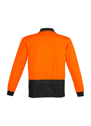 Unisex Hi Vis Basic Spliced Polo - Long Sleeve (BZ-ZH232)