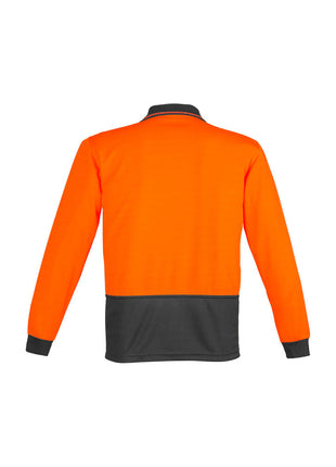 Unisex Hi Vis Basic Spliced Polo - Long Sleeve (BZ-ZH232)