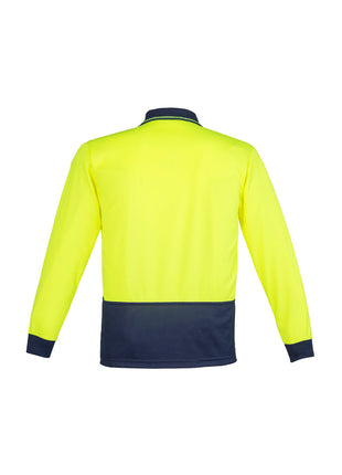 Unisex Hi Vis Basic Spliced Polo - Long Sleeve (BZ-ZH232)