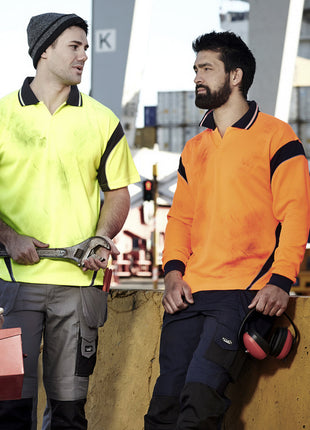 Mens Hi Vis Aztec Polo - Short Sleeve (BZ-ZH248)