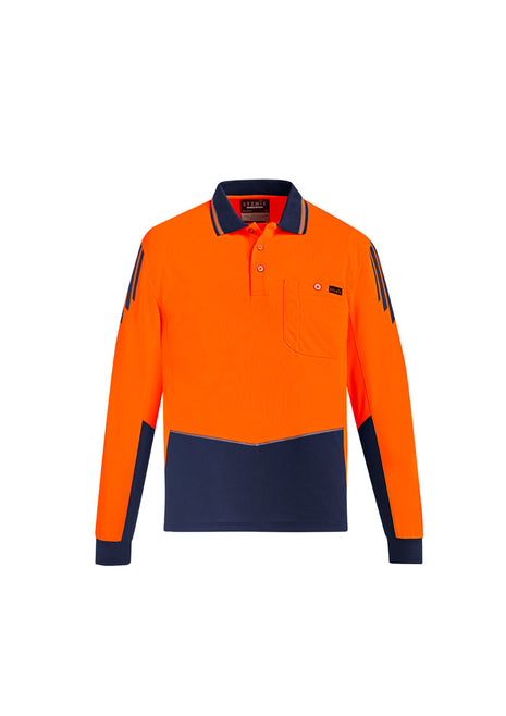 Mens Hi Vis Flux L/S Polo (BZ-ZH310)