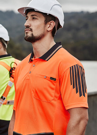 Mens Hi Vis Flux S/S Polo (BZ-ZH315)