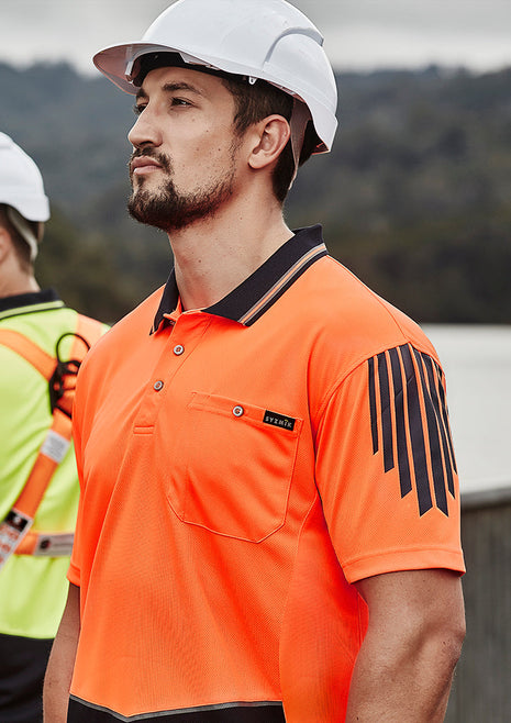 Mens Hi Vis Flux S/S Polo (BZ-ZH315)