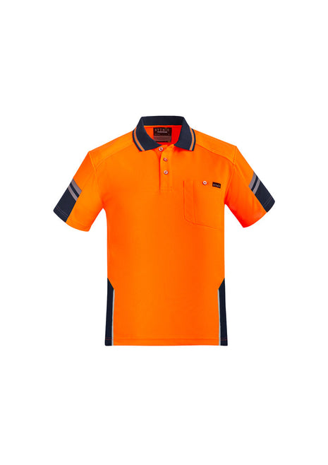Mens Reinforced Hi Vis Squad S/S Polo (BZ-ZH465)