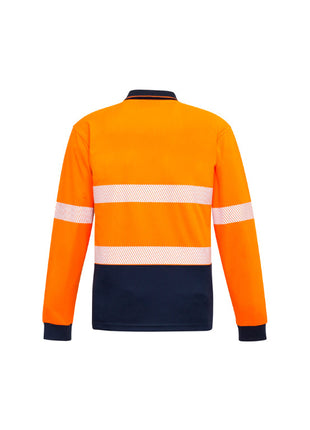 Unisex Hi Vis Segmented L/S Polo - Hoop Taped (BZ-ZH530)