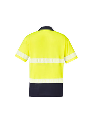 Unisex Hi Vis Segmented S/S Polo - Hoop Taped (BZ-ZH535)