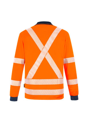 Unisex Hi Vis Segmented X Back NSW Rail Polo (BZ-ZH690)