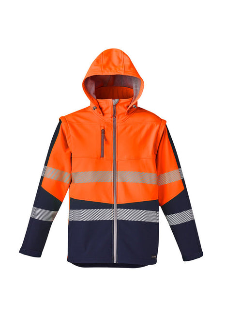 Unisex 2 in 1 Stretch Softshell Taped Jacket (BZ-ZJ453)