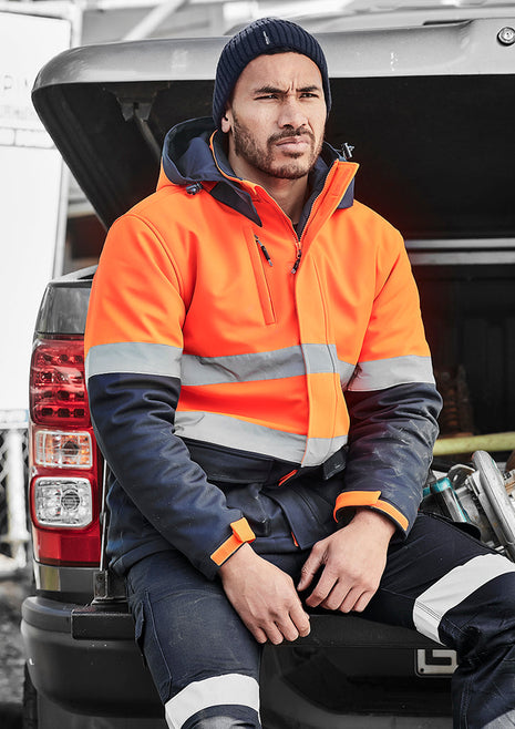 Unisex Hi Vis Antarctic Softshell Taped Jacket (BZ-ZJ553)