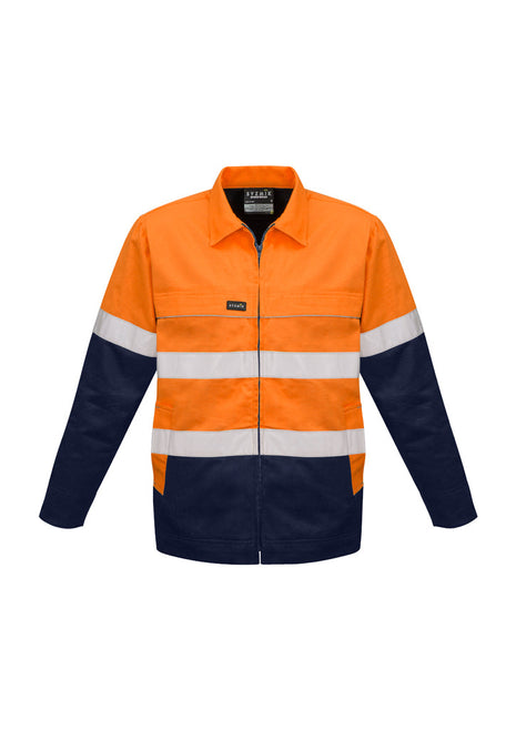 Mens Hi Vis Cotton Drill Jacket (BZ-ZJ590)