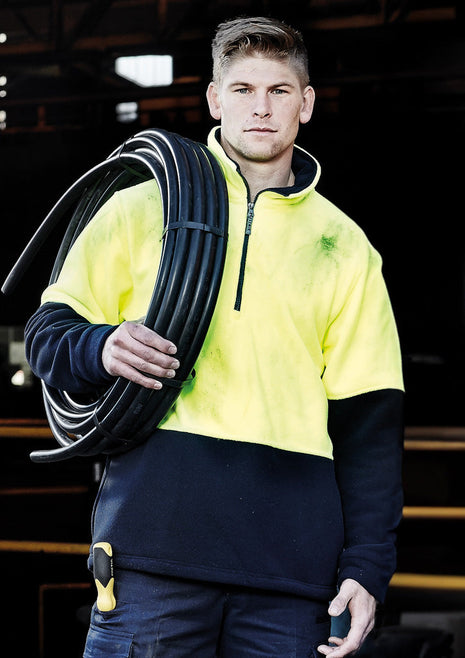 Hi Vis Half Zip Polar Fleece Jumper (BZ-ZT460)