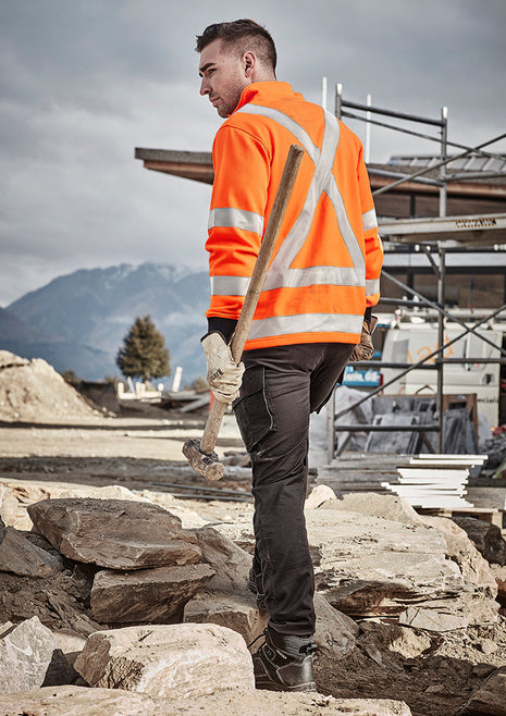 Unisex Hi Vis X Back Rail Jumper (BZ-ZT660)