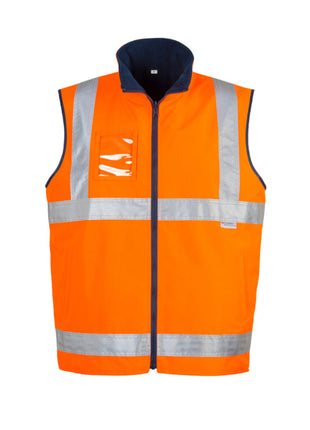 Mens Hi Vis Lightweight Fleece Lined Vest (BZ-ZV358)