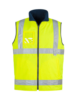 Mens Hi Vis Lightweight Fleece Lined Vest (BZ-ZV358)