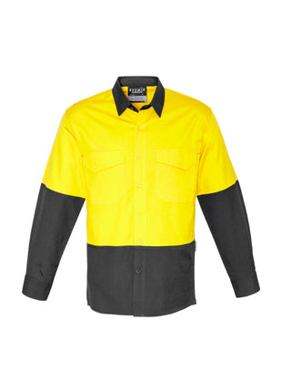 Mens Rugged Cooling Hi Vis Spliced Shirt (BZ-ZW128)
