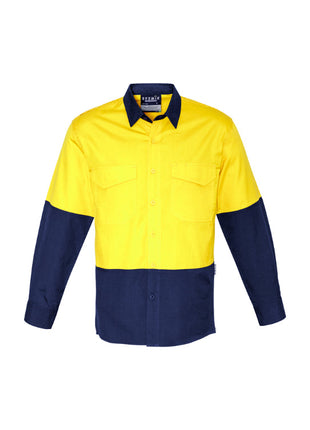 Mens Rugged Cooling Hi Vis Spliced Shirt (BZ-ZW128)