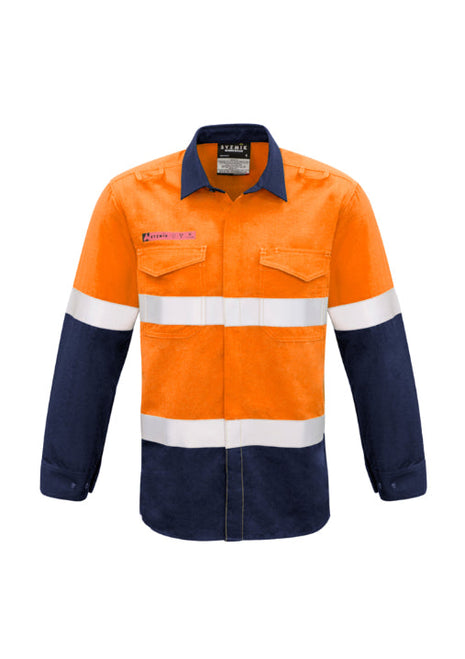 Mens FR Hooped Taped Spliced Shirt (BZ-ZW132)