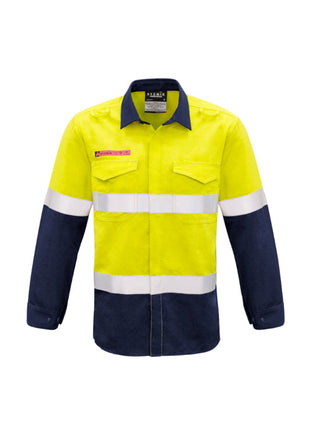 Mens FR Hooped Taped Spliced Shirt (BZ-ZW132)