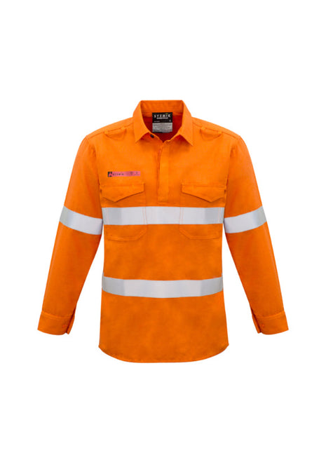 Mens FR Closed Front Hooped Taped Shirt (BZ-ZW134)