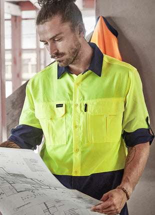 Mens Hi Vis Outdoor L/S Shirt (BZ-ZW468)