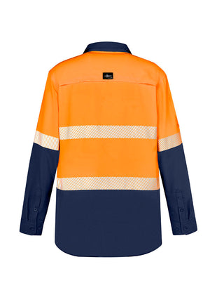 Mens Hi Vis Outdoor Segmented Tape L/S Shirt (BZ-ZW470)