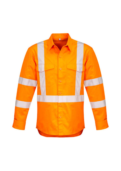 Mens Hi Vis X Back Taped Shirt (BZ-ZW690)