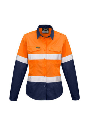 Womens Rugged Cooling Taped Hi Vis Spliced Shirt (BZ-ZW720)