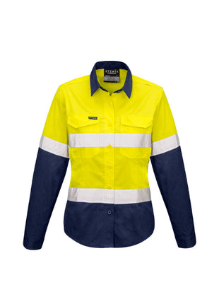 Womens Rugged Cooling Taped Hi Vis Spliced Shirt (BZ-ZW720)