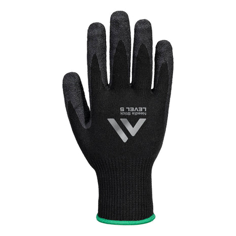 Needle Resistant F10 Latex Crinkle Glove (PW-A793)