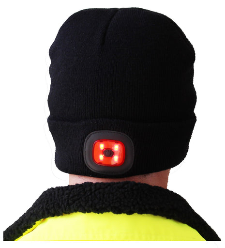 Rechargeable Twin LED Beanie (PW-B028)