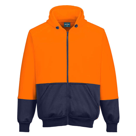 Hi-Vis Contrast Zipped Class D Hoodie (PW-B327)