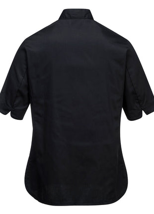 Rachel Ladies Chefs Jacket Short Sleeve (PW-C737)