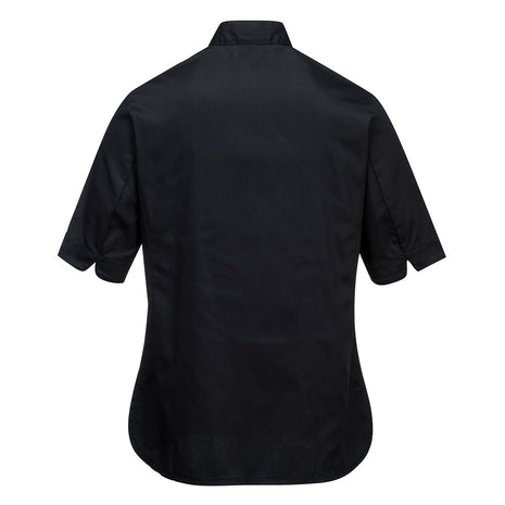 Rachel Ladies Chefs Jacket Short Sleeve (PW-C737)