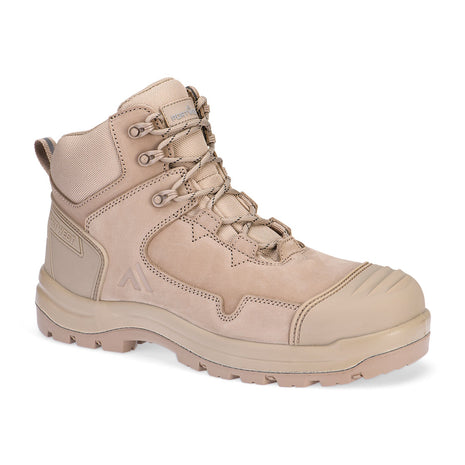 Composite Nubuck Leather Mid Boot S3S HRO SR FO SC LG (PW-FD04)