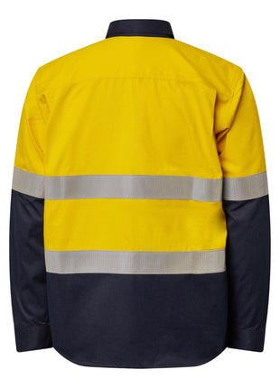 Mens Hi Vis HRC 2 Inherent Shirt with Gusset Sleeves and Reflective Tape (NC-FSV014A)