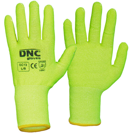 Hi-Vis Cut5 Duratex Cut-Resistant Liner Gloves (DN-GC13)