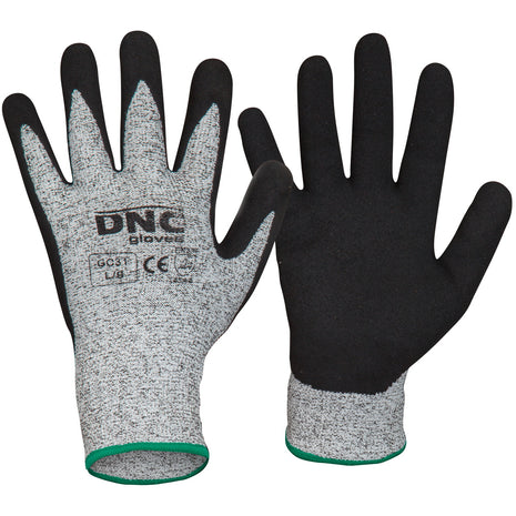 Cut5 Nitrile Sandy-Finish Gloves (DN-GC31)