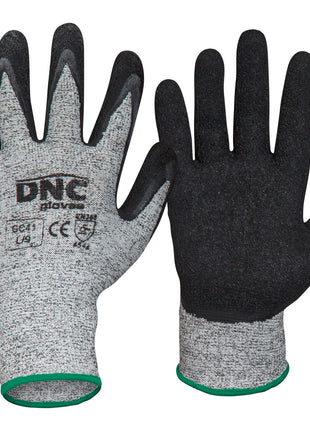Cut5-Latex Cut-Resistant Grip Gloves (DN-GC41)