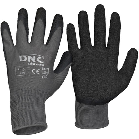 Latex Lite Textured Latex-Coated Gloves (DN-GL01)