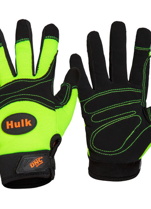 HULK Heavy-Duty Synthetic Leather Mechanical Gloves (DN-GM03)