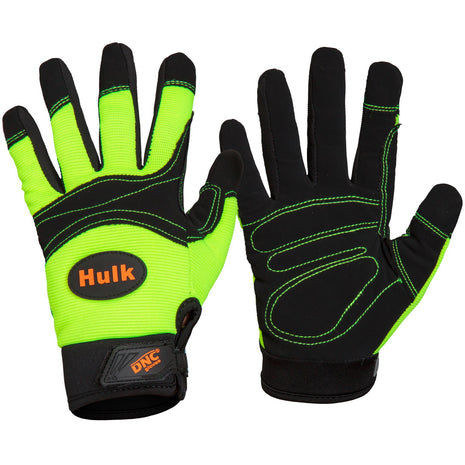 HULK Heavy-Duty Synthetic Leather Mechanical Gloves (DN-GM03)