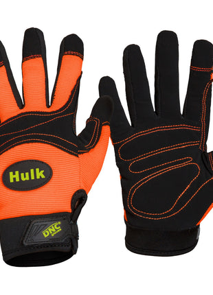 HULK Heavy-Duty Synthetic Leather Mechanical Gloves (DN-GM03)