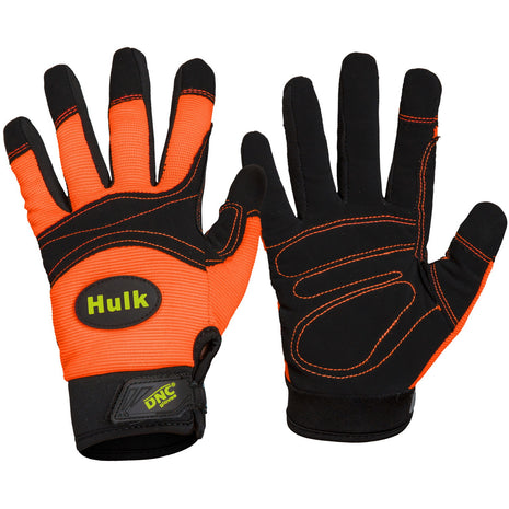 HULK Heavy-Duty Synthetic Leather Mechanical Gloves (DN-GM03)