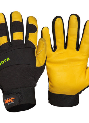 COBRA Deer Grain Leather Mechanical Gloves (DN-GM51)