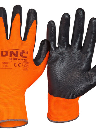 Nitrile Basic Smooth-Finish Coated Gloves (DN-GN01)