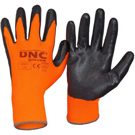 Nitrile Basic Smooth-Finish Coated Gloves (DN-GN01)