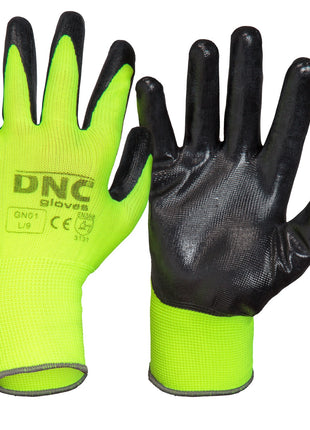 Nitrile Basic Smooth-Finish Coated Gloves (DN-GN01)