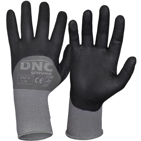 Premium Nitrile Supaflex 3/4-Coated Gloves (DN-GN12)