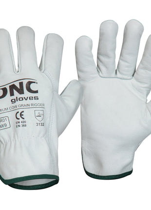 Premium Cow Grain Rigger Gloves (DN-GR01)